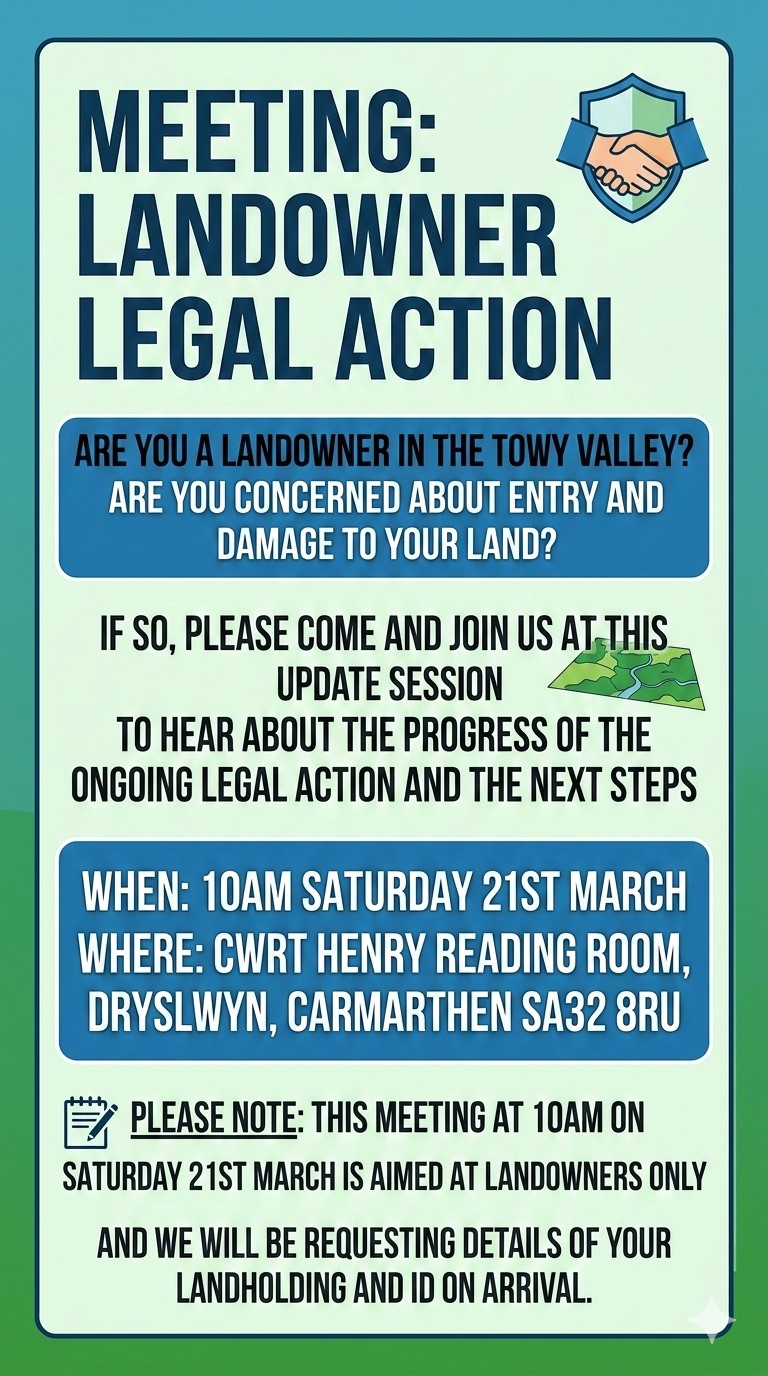 Land owner meeting 21st March